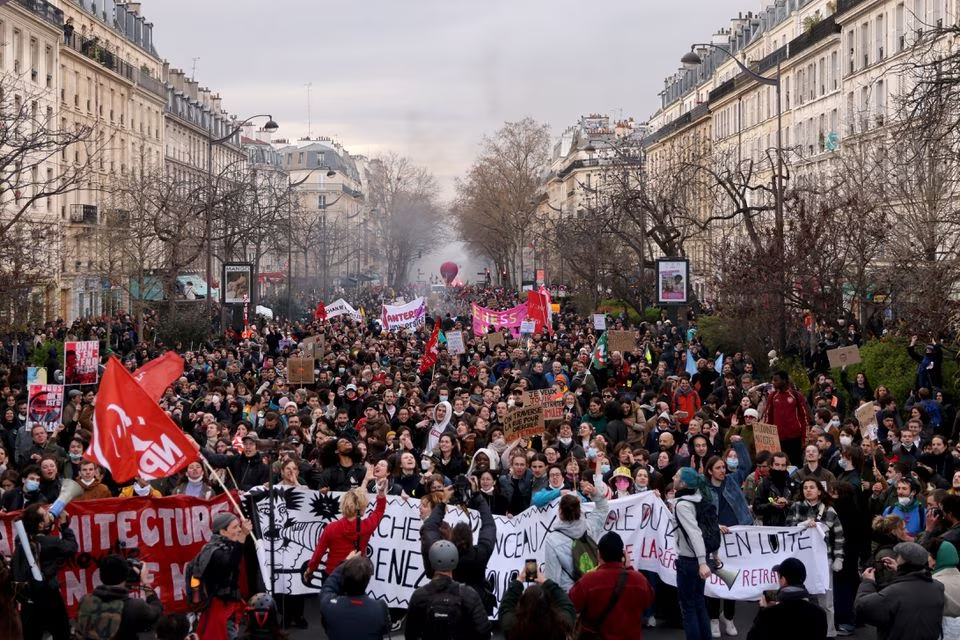 Anti-Pension Reform Protests In France Show No Sign of Stopping